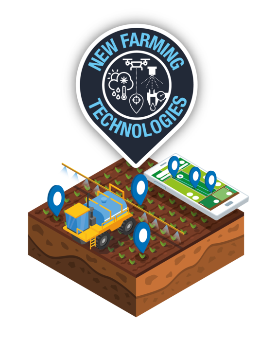 New Farming Technologies Farm Icon