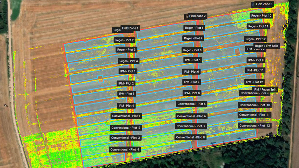 Digital tools to aid crop management decisions on the Syngenta Future of UK Farming trials site