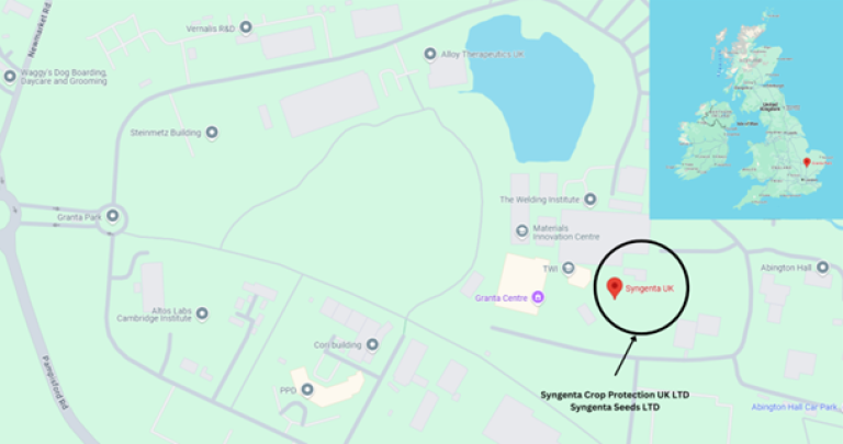 Granta Park map