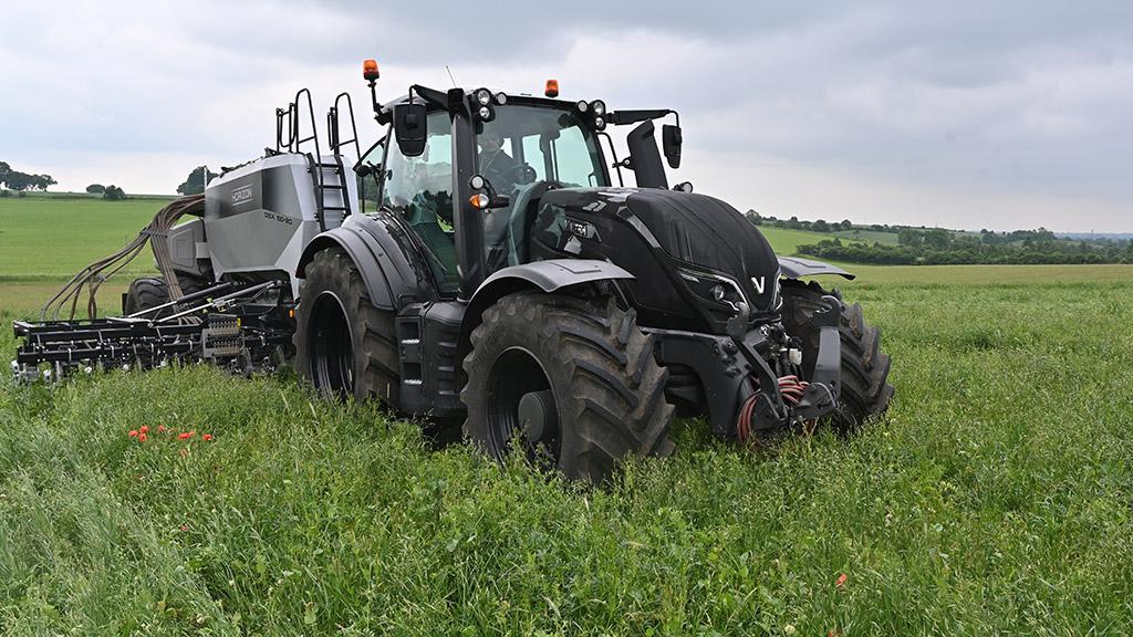 Direct drilling into cover crops