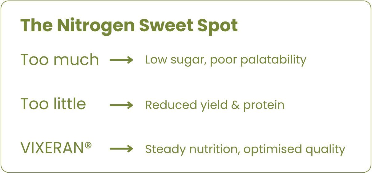 The nitrogen sweet spot